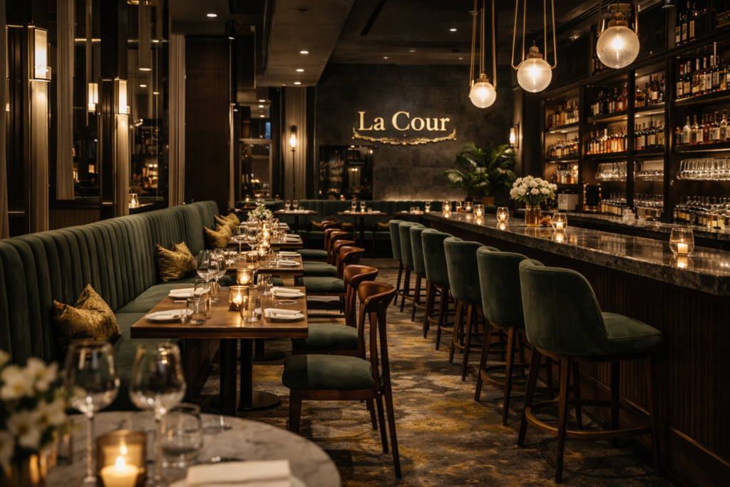 Accueil restaurant La Cour