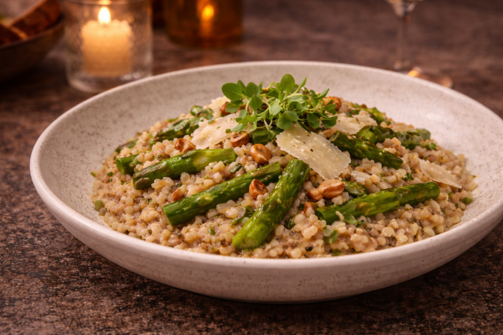 Risotto crémeux aux asperges